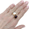 Bague 53 Pomellato Nudo Classic - Bague en or rose et blanc avec grenat 58 Facettes 35317