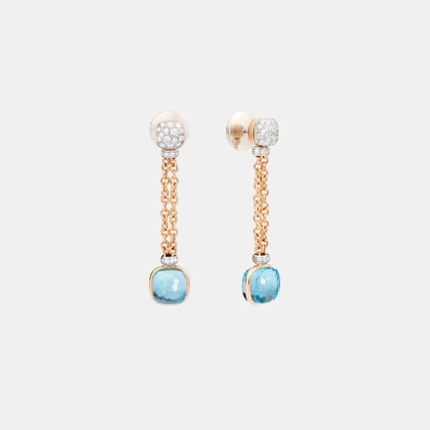 Boucles d'oreilles Nudo Or Topaze 25.7ct