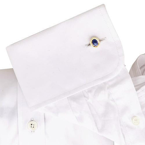 Boutons de manchette Cartier - Boutons de manchette en or jaune et saphirs 58 Facettes 35240