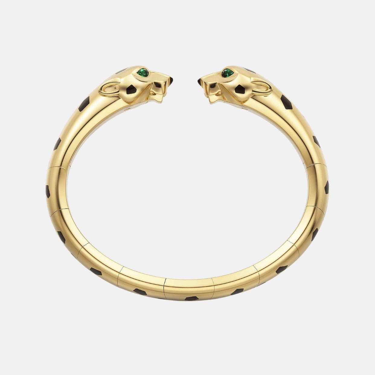 Bracelet Panthère Or jaune Grenat