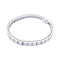Bracelet Bracelet ligne en or blanc et platine, serti de diamants 58 Facettes 33496