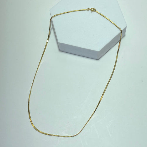 Naszyjnik Klasyczny cienki naszyjnik ze złota żółtego 18 karatów 40 cm 58 Facettes 250025