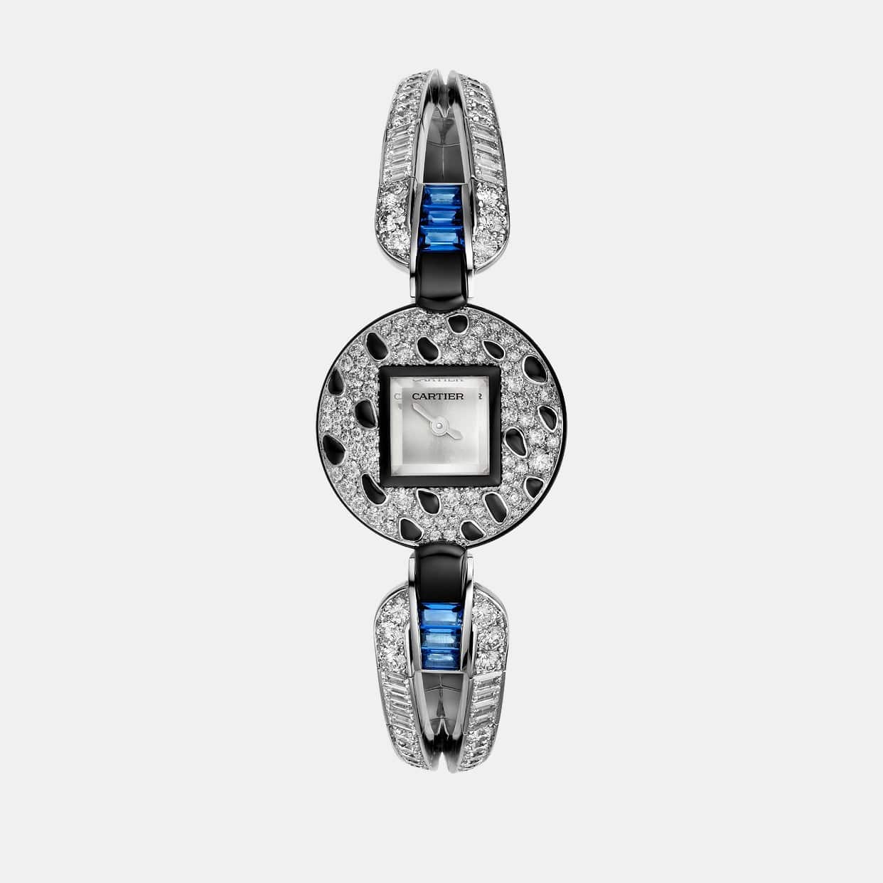 Montre Panthère Or blanc Diamant