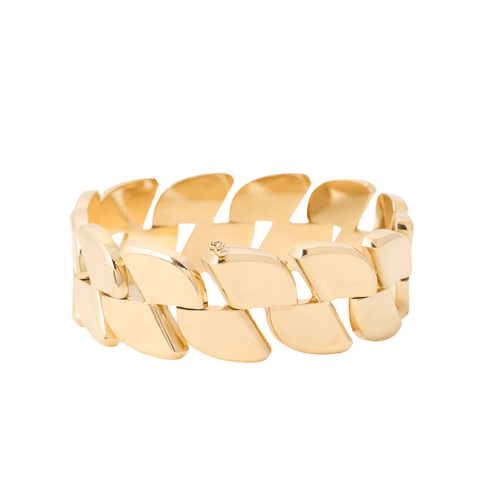 Bracelet Mellerio dits Meller - Rare Bracelet Vintage Or Jaune 58 Facettes