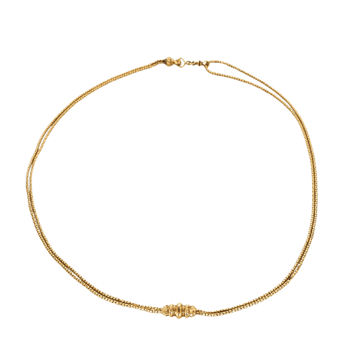 Collier Sautoir or colonne 58 Facettes 352A00112