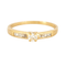 Bague 59 Bague or jaune ornée de diamants 58 Facettes 220-2