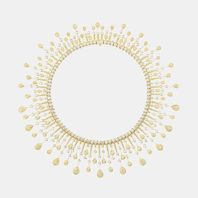 Collier Serpent Bohème Or jaune Diamant 25.5ct, Multi-motifs.