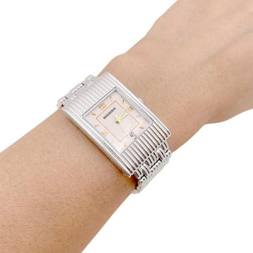 Montre Boucheron Reflet - Montre grand modèle en acier 58 Facettes 34858