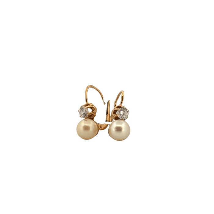 Boucles d'oreilles Boucle d'oreille Or jaune perles 58 Facettes A1BO-GS30455-04