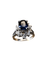 Bague 53 Bague avec Saphir et Diamants 58 Facettes