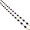Collier Sautoir or jaune et lapis-lazuli. 58 Facettes 35078
