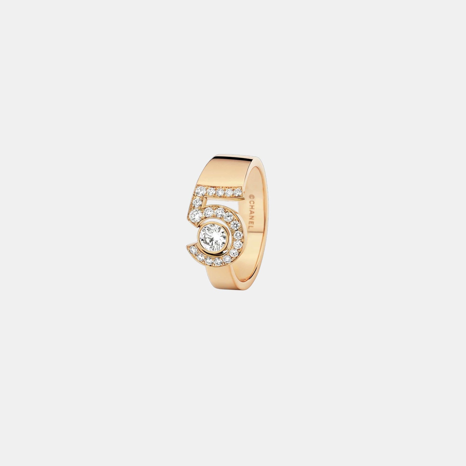 Bague N°5 Or Diamant