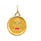 Pendentif Médaille d’amour Augis diamants et rubis de synthèse 58 Facettes 096421262722