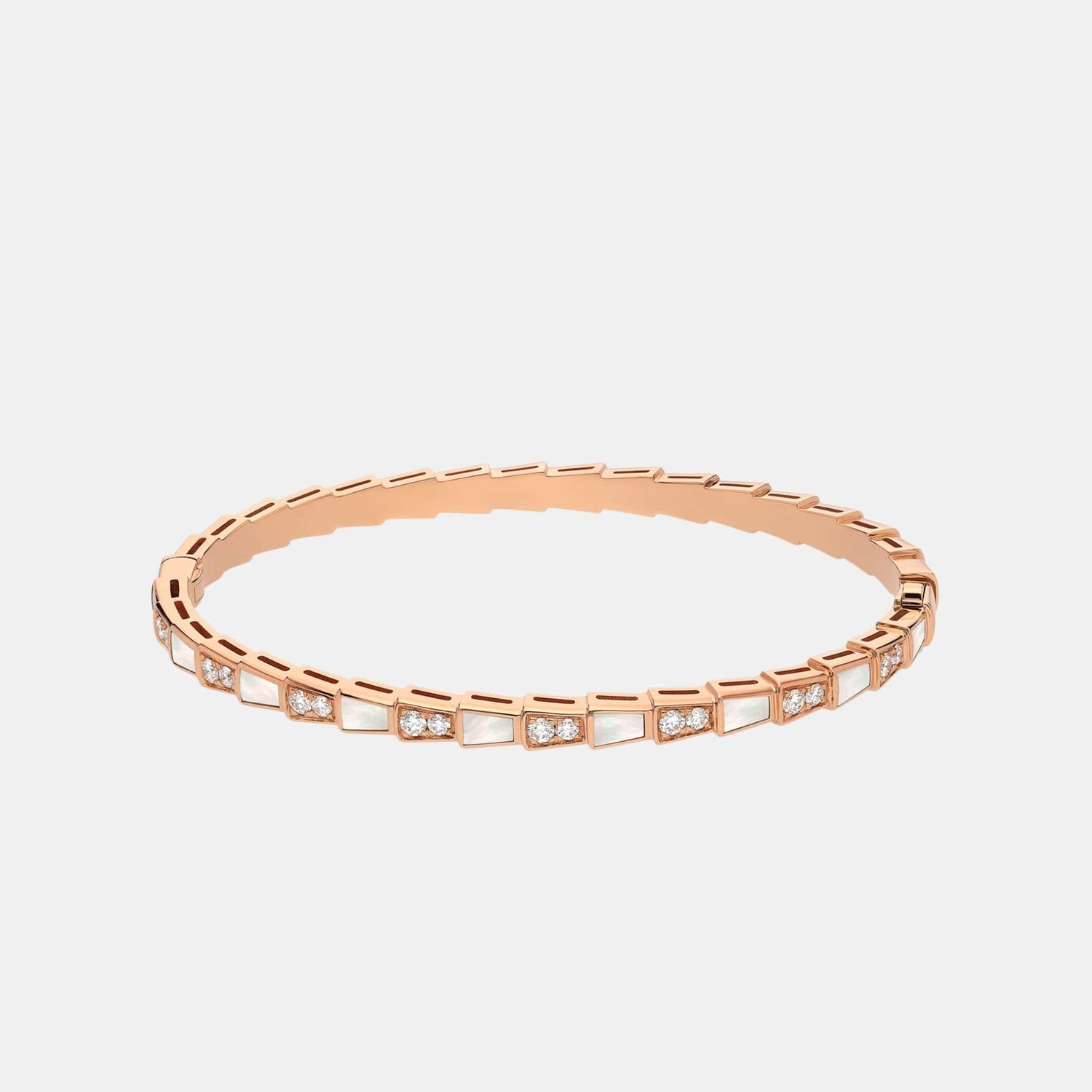 Bracelet Serpenti Viper Or rose Perle