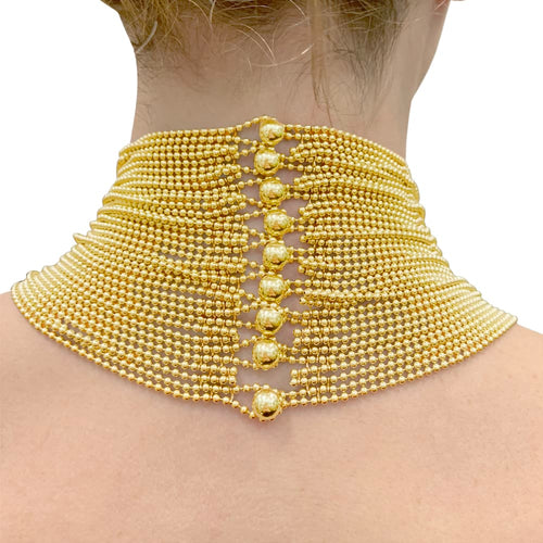 Collier Cartier Draperie - Collier en or jaune 750 58 Facettes 35233
