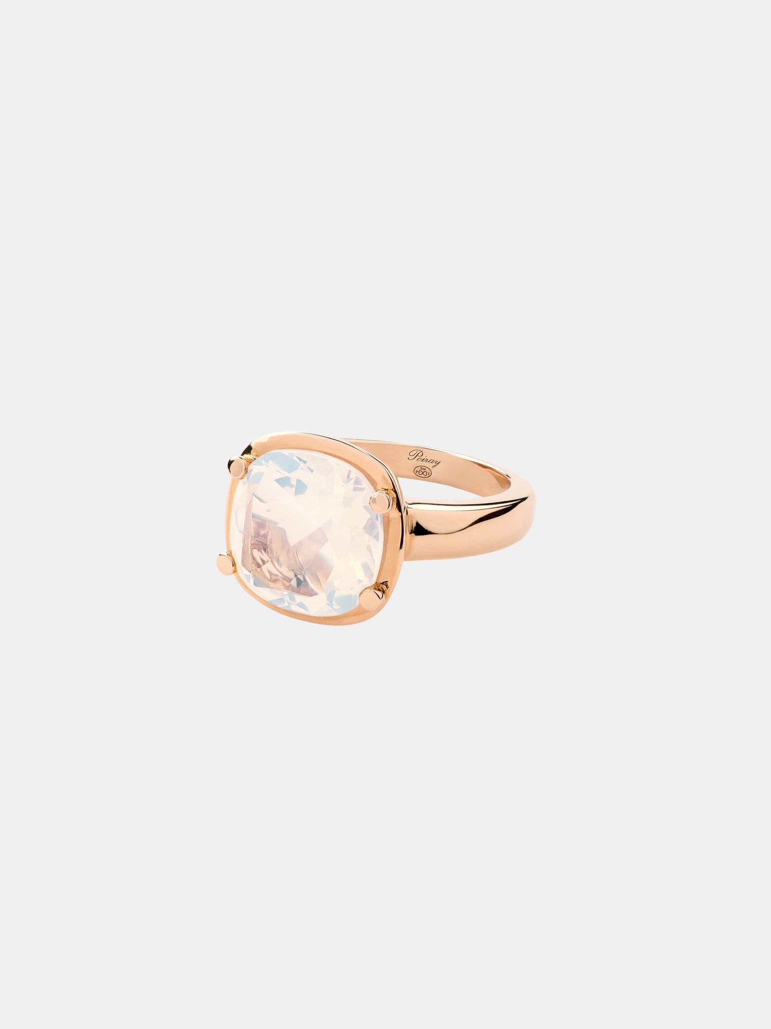 Bague Filles Antik Or rose Quartz 5ct