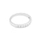 Bague 57 Tiffany & Co. Setting - Alliance en platine et diamants 58 Facettes 35083