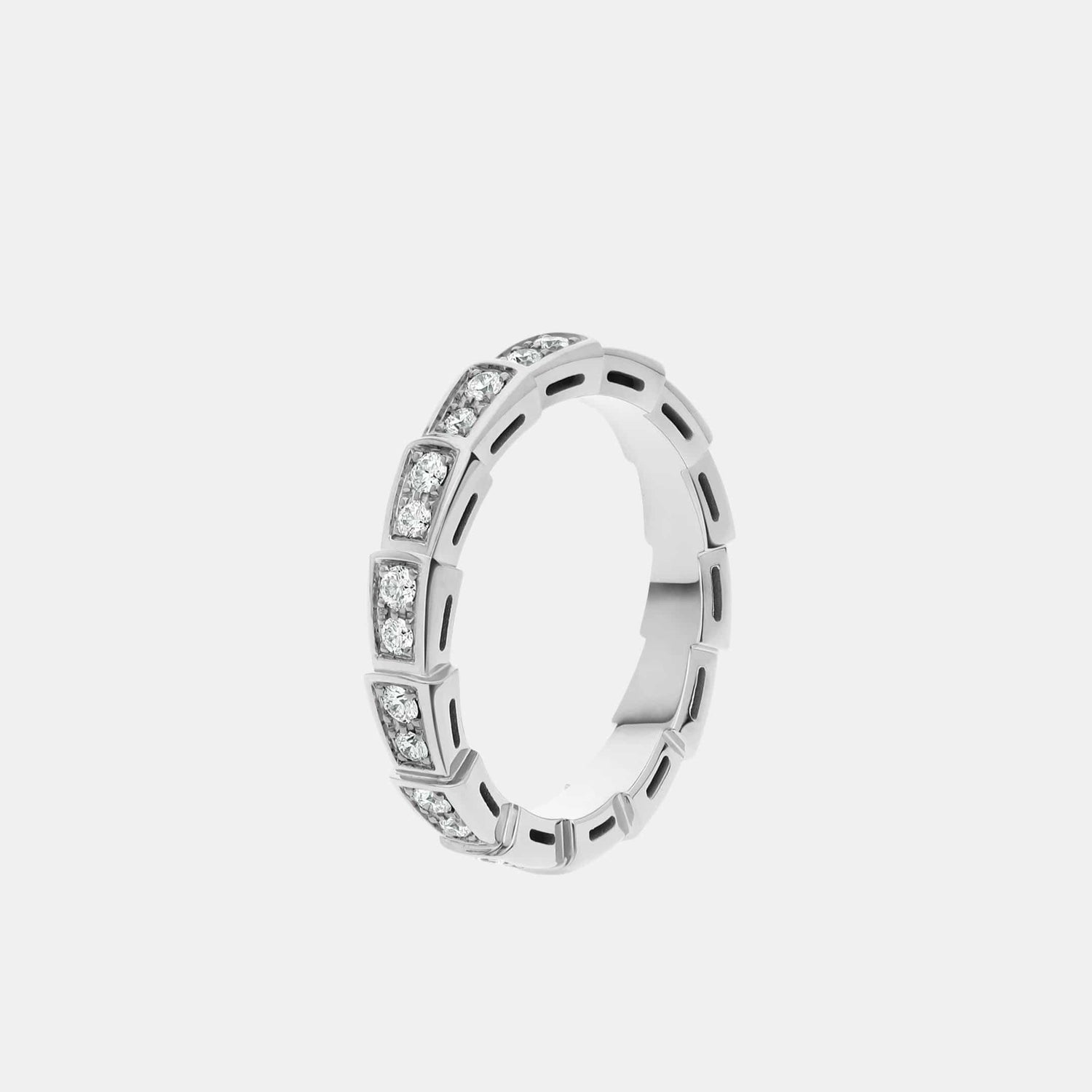 Bague Serpenti Viper Or blanc Diamant 0.41ct