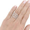 Bague 52 Messika Arabesque - Bague bandeau en or blanc sertie de diamants 58 Facettes 34952