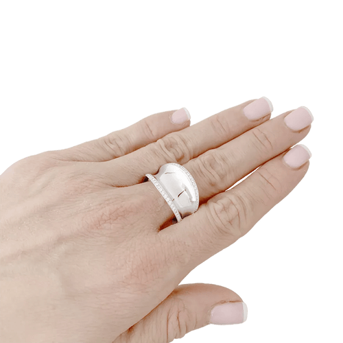Bague 53 Chopard Impérial - Bague en or blanc et diamants 58 Facettes 34150