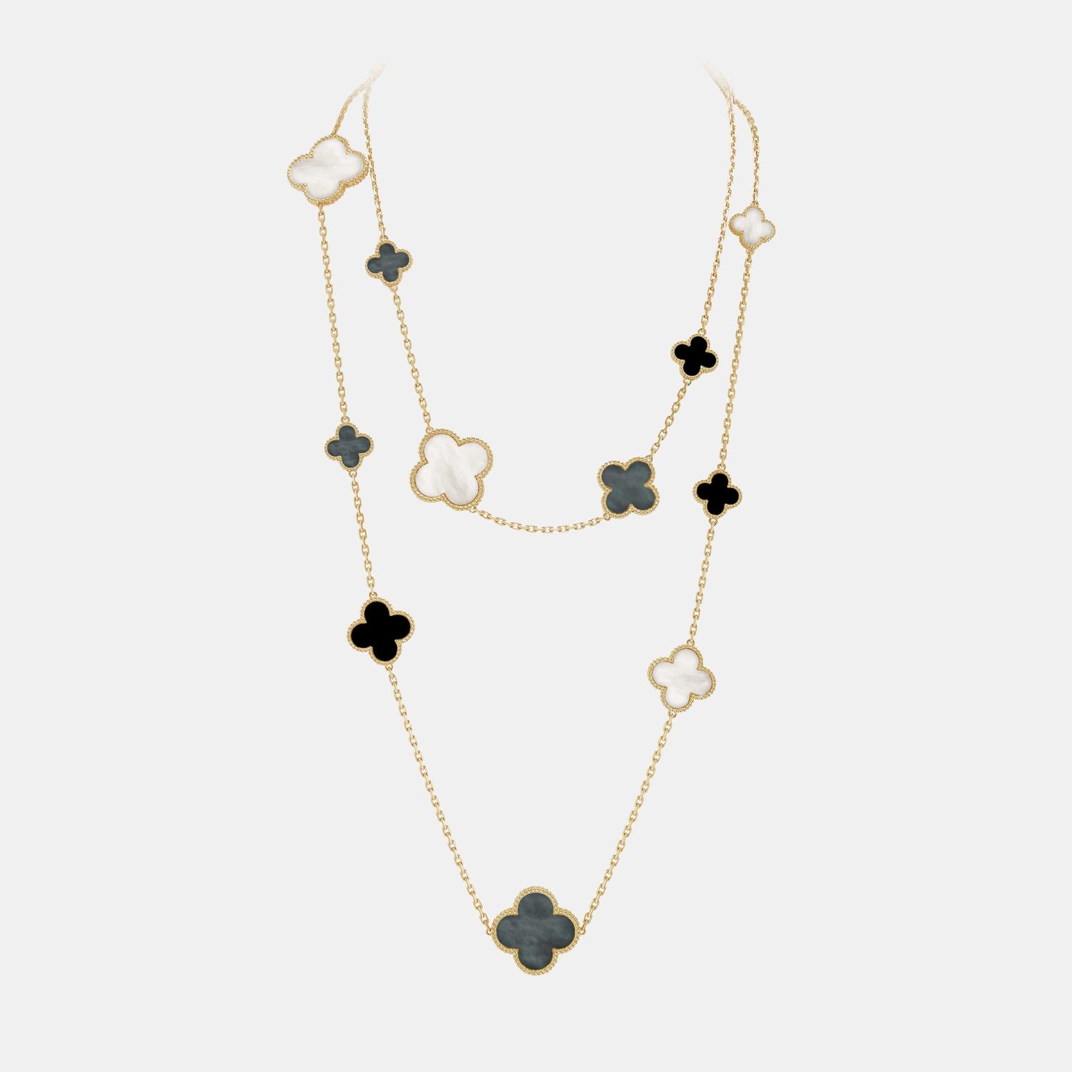 Collier Magic Alhambra Or jaune Mixte 26 motifs