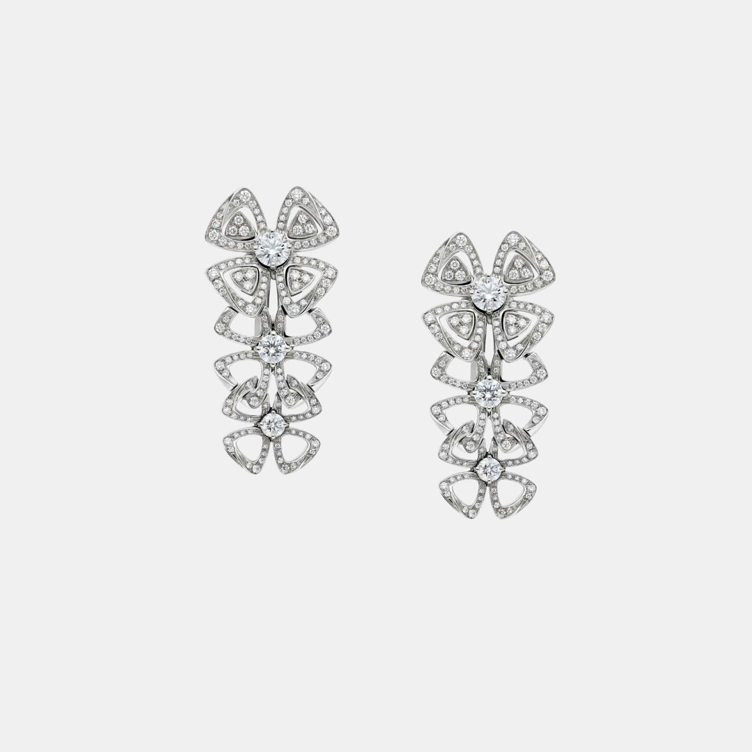 Boucles d'oreilles Fiorever Or blanc Diamant 2.07ct