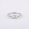 Bague 54 / Blanc/Gris / Or 750 Bague Solitaire Diamant 0.83 Carat 58 Facettes 120396R-200070R