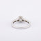 Bague 54 / Blanc/Gris / Or 750 Bague Solitaire Diamant 0.83 Carat 58 Facettes 120396R-200070R