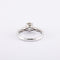 Bague 52 / Blanc/Gris / Or 750 Bague Solitaire Diamant 0.94 Carat 58 Facettes 120376R-210241R