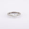 Bague 55 / Blanc/Gris / Or 750‰ Bague Solitaire Diamant 0.93 carat 58 Facettes 210067R-210240R