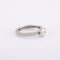 Bague 55 / Blanc/Gris / Or 750‰ Bague Solitaire Diamant 0.93 carat 58 Facettes 210067R-210240R