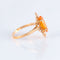 Bague 51 Bague Marquise Citrine 58 Facettes Ref JE245