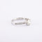 Bague 54 / Blanc/Gris / Or 750‰ Bague Solitaire Diamant 1.00 carat 58 Facettes 120333R-210139R
