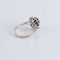 Bague 49 Bague style Marguerite Saphir Diamants 58 Facettes FM111