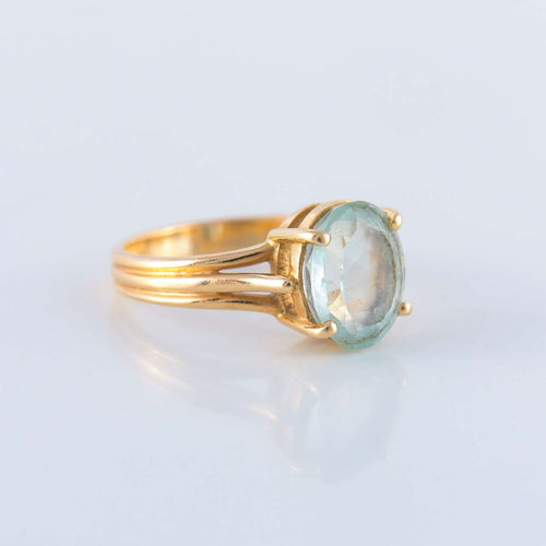 Bague 51 Bague multifils Aigue-marine 58 Facettes 116