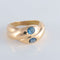 Bague Bague Double Serpent Saphirs 58 Facettes