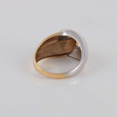 Bague Bague Entrelacs bicolore 58 Facettes 1