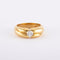 Bague 57 / Jaune / Or 750 Solitaire - Diamant de 0.42 carat 58 Facettes 140544R