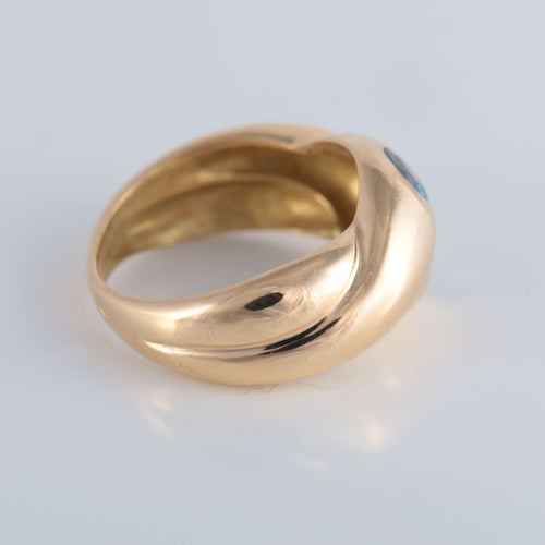 Bague Bague Double Serpent Saphirs 58 Facettes