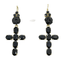 Boucles d'oreilles Dolce & Gabbana - Boucles Devotion Saphirs Jais 58 Facettes