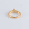 Bague 54 Bague Solitaire or jaune Diamant 0.40ct 58 Facettes FM84
