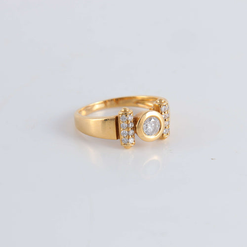 Bague 51 Bague Solitaire 0.30ct accompagné 58 Facettes FM52