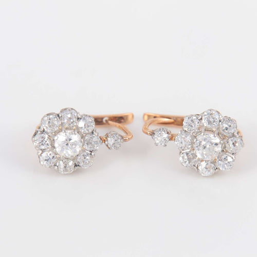 Boucles d'oreilles Boucles d'oreilles Style Pompadour Diamants 58 Facettes 0