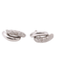 Boucles d'oreilles Boucles d'oreilles Créoles Or blanc Diamants 58 Facettes E356810