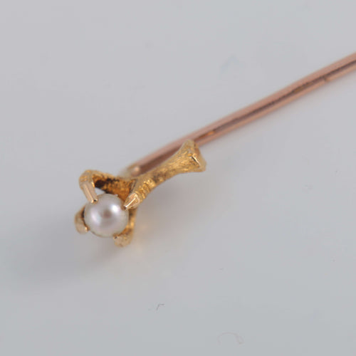 Broche Epingle de cravate Serre d'aigle Perle 58 Facettes 1