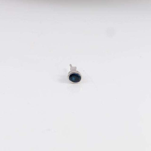 Boucles d'oreilles Clous d'oreilles Saphirs ovales 58 Facettes 1