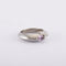 Bague 56 / Blanc/Gris / Or 750 Bague Saphir rose PIAGET 58 Facettes 130168R