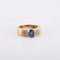 Bague 51 / Jaune / Or 750‰ Bague Saphir et Diamants 58 Facettes 220557R