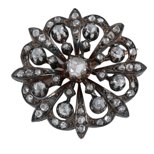 Broche Broche en or, argent 58 Facettes