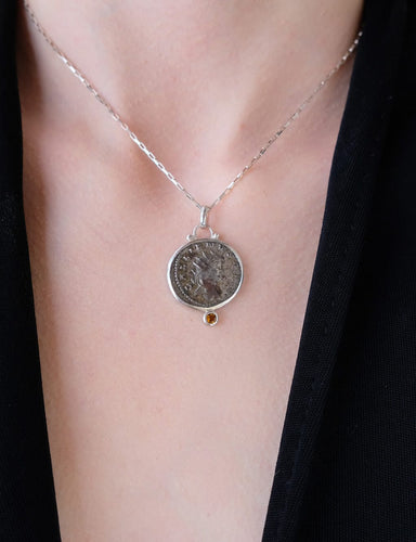 Pendentif COLLIER GALLIEN - TOURMALINE 58 Facettes